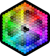 VisiBone Color Hexagon mouse pad