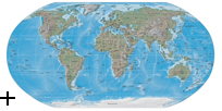  Physical Map of the World, from the CIA World Factbook 