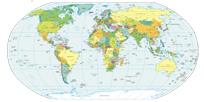  Political Map of the World, from the CIA World Factbook 