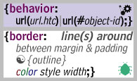 Excerpt, style sheet properties