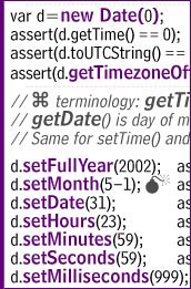 Date functions excerpt