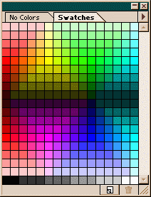 Default ImageReady swatches