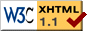 Validate your XHTML 1.1!